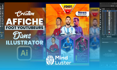 Créez une Affiche de Football Professionnelle dans Illustrator – Tutoriel Rapide et Facile
