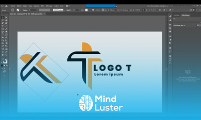 Idée de logo lettre 2 Logo lettre T Tuto Illustrator