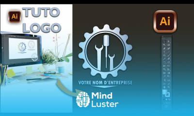 Logo design mecanique automobile percutant pour un garage avec adobe Illustrator