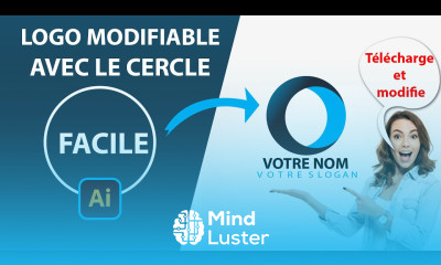 Tuto Logo modifiable dans Illustrator faire un logo avec le cercle