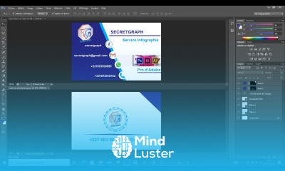 TUTO Comment faire une carte de visite recto verso sur Photoshop