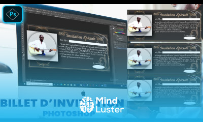 conception des billets d invitations VIP dans Photoshop