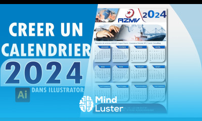 CALENDRIER 2024 Comment créer un calendrier facile avec Adobe Illustrator