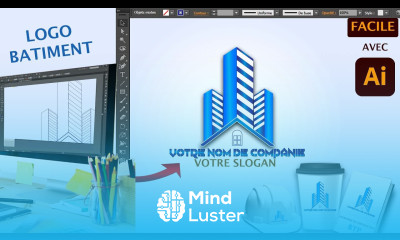 Logo Illustrator étape par étape comment faire un logo construction bâtiment dans Illustrator