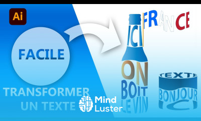 Tuto comment Transformer un texte en n importe quelle forme avec Adobe Illustrator