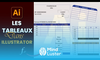 Tuto Comment tracer des tableaux dans adobe Illustrator