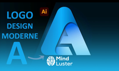 Logo lettre A sur Illustrator tuto Illustrator
