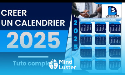 CALENDRIER 2025 Comment créer un calendrier facile avec Adobe Illustrator