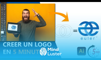 Tuto créer un logo en 5 minute dans Illustrator conception de logo avec Illustrator