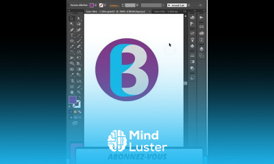Logo lettre B sur Illustrator