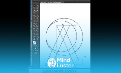 Logo lettre A sur Illustrator part 2