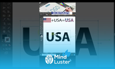 Design de logo USA sur Illustrator short illustrator