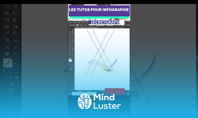 Logo moderne lettre A sur illustrator short