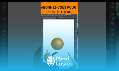 illustrator 3D reproduction 3D d une Orange dans illustrator