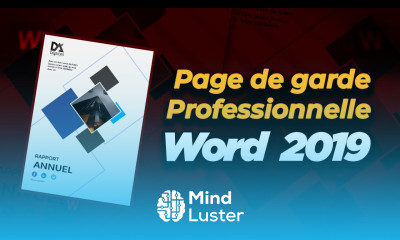 Comment faire une Page de garde Word 2019