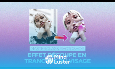 Master Class Photoshop Effet découpe en tranches