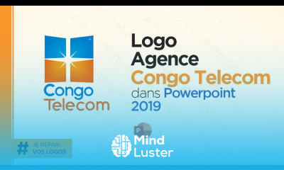 Je refais le logo de Congo Telecom sur PowerPoint 2019 1