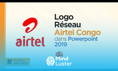 Je refais le logo d Airtel sur PowerPoint 2019 2