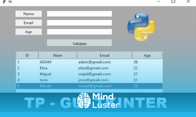 TP GUI Python Tkinter Solution Exercice 18