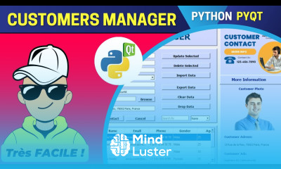 Gestionnaire Des Clients En Python PyQt5 Part2 Interface Graphique