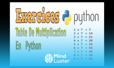 Table De Multiplication En Python