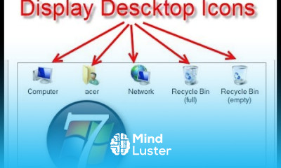 How To Hide or Display The Windows Desktop Icons