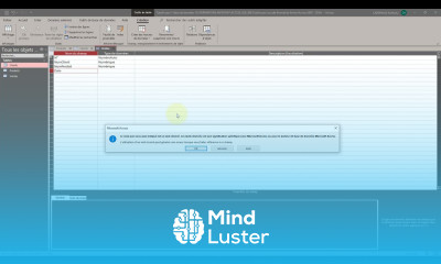 2 Access SQL La structure des tables de notre BDD