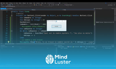 13 Visual Basic Correction jeu ou