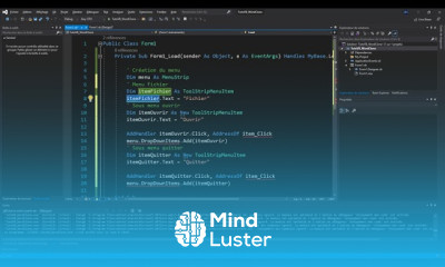 14 Visual Basic Clone de Word MenuStrip