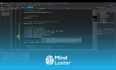 10 SFML C Dessiner des formes colorées à l écran Déplacement clavier