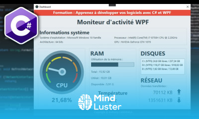 4 Coder un logiciel avec C WPF Design WPF du header pour afficher une alerte