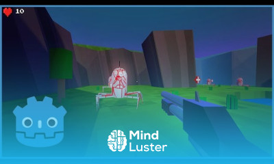 Trailer cours Godot Mono C Créer un FPS en 3D style rétro Udemy