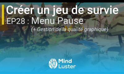 Créer un jeu de survie avec Unity EP28 Menu Pause
