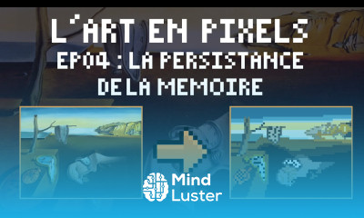 L Art en pixels EP04 La Persistance de la mémoire Time lapse Pixel art
