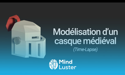 Time lapse Modélisation d un casque médiéval low poly Unity3D ProBuilder