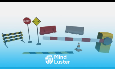 Time lapse Modélisation de props routier Unity ProBuilder