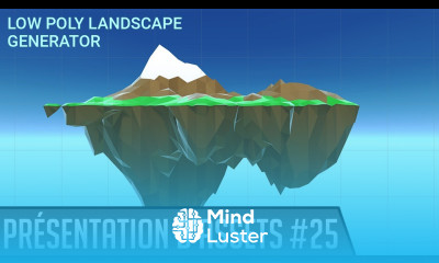 Présentation d assets 25 Lowpoly Landscape Generator Unity3D