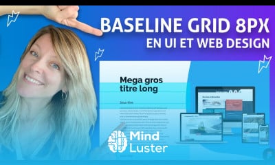 BASELINE GRID 8px Le tutoriel français ui design web design sous Figma Grille de ligne de base
