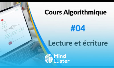 Cours algorithmique 4 Lecture et écriture