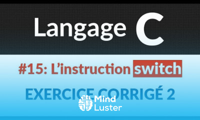 15 Instruction switch Exercice corrigé 2 Langage C
