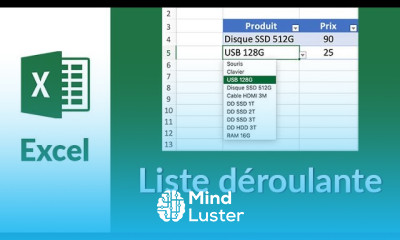 Excel Liste déroulante