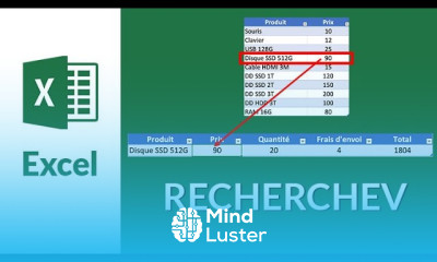 RECHERCHEV Rechercher une valeur dans un tableau