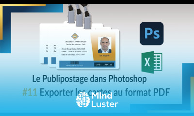 11 Exporter les cartes au format PDF Formation Le Publipostage dans Photoshop