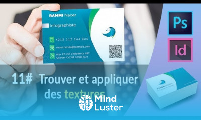 Photoshop Indesign CC Carte visite 11 Trouver et appliquer des textures
