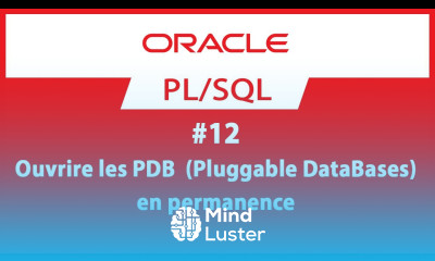 Formation Oracle PL SQL 12 Ouvrir vos PDB Bases de données pluggable en permanence