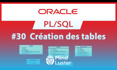 30 Création des tables Formation Oracle PL SQL