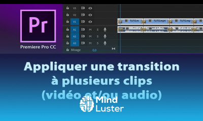 Appliquer une transition à plusieurs clips dans Premiere Pro CC