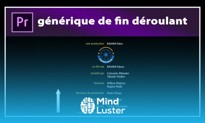 Générique de fin déroulant dans Premiere Pro CC