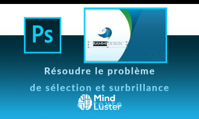 Photoshop CC Résoudre le problème de sélection et surbrillance du texte