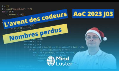 Advent of Code 2023 Jour 3 carte 2D et caractères spéciaux
